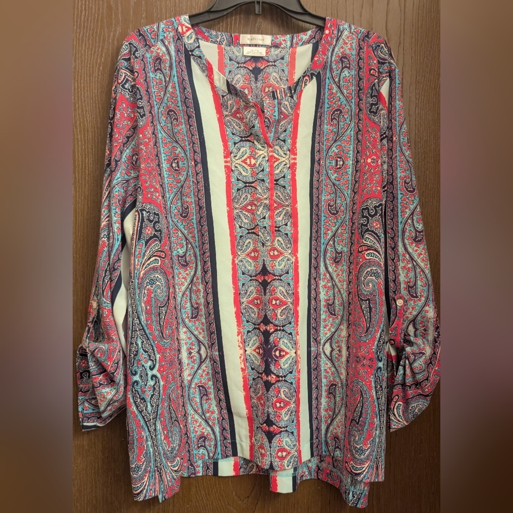 Van Heusen Woman XXL Paisley Blouse